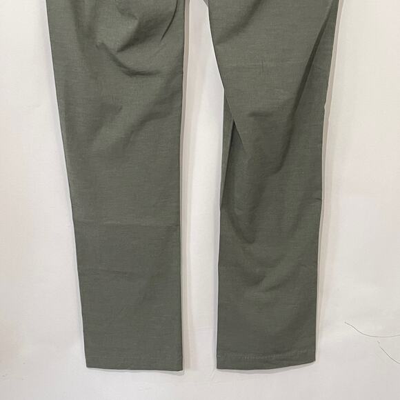 Linksoul Golf Pants Mens 35x32 Green Active Performance Flex Stretch 5-Pocket - Picture 5 of 9